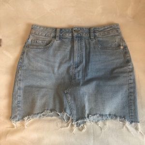 Garage jean skirt.